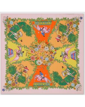 Gucci プリント コットン ハンカチ, マルチカラー, コットン - グリーン