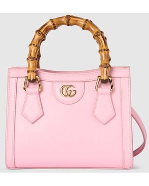 Gucci Diana Small Tote Bag - Pink