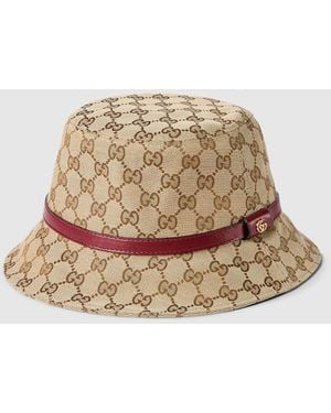 Gucci Gg Canvas Bucket Hat - Natural