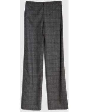 Gucci Checked Fine Wool Pants - Gray