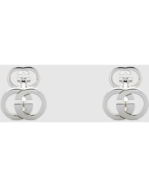 Gucci Interlocking Cufflinks - Metallic