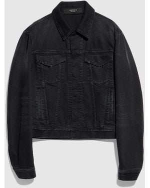Gucci Washed Cotton Denim Jacket - Black