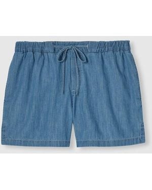 Gucci Denim Shorts With Horsebit, Ready-To-Wear - Blue