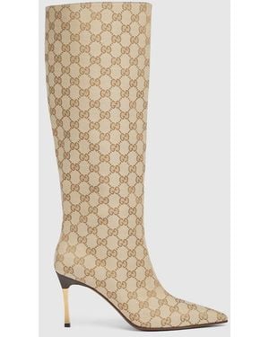 Gucci Bombshell Boot, Uk - Natural