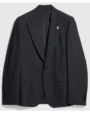 Gucci Wool Single-Breasted Jacket - Blue