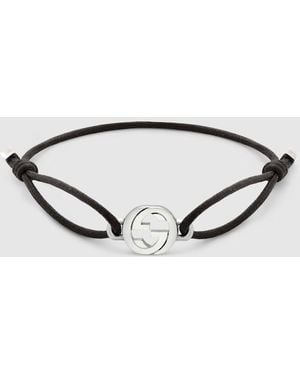 Gucci Interlocking Cord Bracelet - Metallic