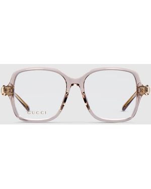 Gucci Butterfly Optical Frame - Brown