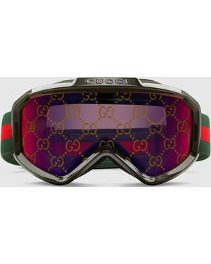 Gucci グッチ スキー ゴーグル, ブラック - マルチカラー