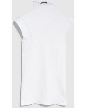 Gucci Seamless Stretch Nylon Jersey Tank Top, Size Xl, Ready-To-Wear - White