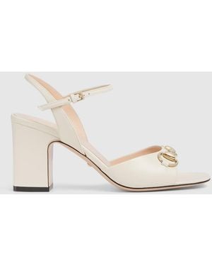 Gucci Horsebit Sandal - Natural