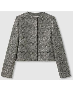 Gucci ツイードジャケット - グレー