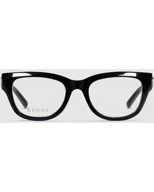 Gucci Geometric Optical Frame - Black