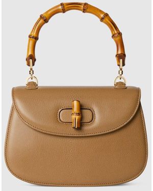 Gucci Bamboo 1947 Small Bag, Leather - Brown