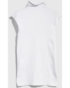 Gucci Seamless Stretch Nylon Jersey Top, Size L, Ready-To-Wear - White