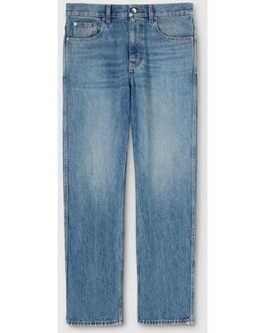 Gucci Slim Fit Cotton Denim Pant, Ready-To-Wear - Blue