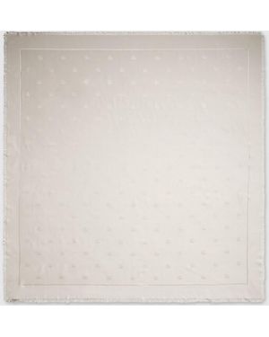 Gucci Double G Silk Wool Shawl, Wool - Natural