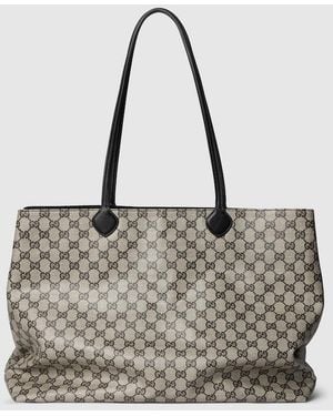 Gucci Ny Large Tote Bag - Gray