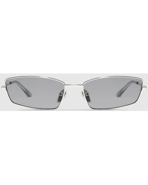 Gucci Rectangular Frame Sunglasses - Gray