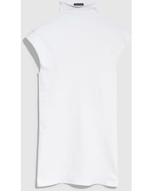 Gucci Seamless Stretch Nylon Jersey Tank Top, Size Xl, Ready-To-Wear - White
