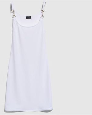 Gucci Viscose Crêpe Jersey Dress With Horsebit, Ready-To-Wear - White