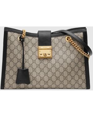 Gucci medium padlock shoulder bag best sale