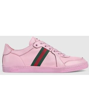 Gucci Stretch Low-Top Sneaker - Pink