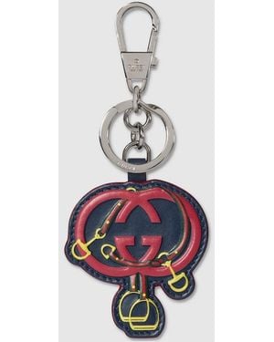Gucci Keychain With Interlocking G - Blue