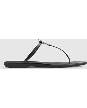Gucci Thong Sandal, Uk - Black
