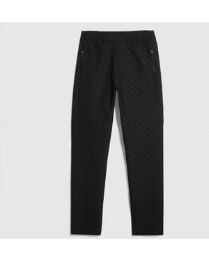 Gucci Gg Jersey Jacquard Sportswear Pants - Black
