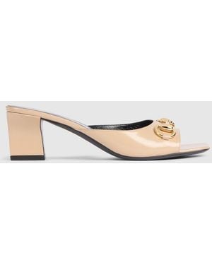 Gucci Signora Slide Sandal, Leather - Metallic