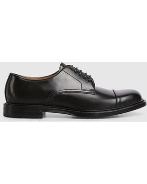 Gucci Lace Up Shoe, Leather - Black