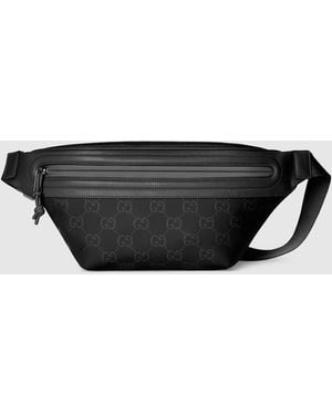 【GUCCI】グッチ GGナイロン ラージ ベルトバッグ ブラック GG jumbo small belt bag in black leather | GUCCI® US