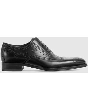 Gucci Lace-Up Shoe, Leather - Black