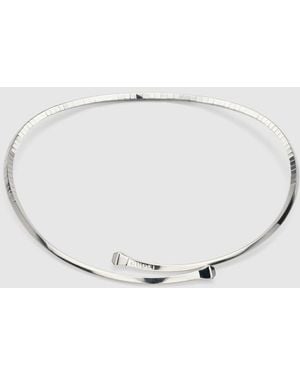 Gucci Chiodo Flexible Choker Necklace - Metallic