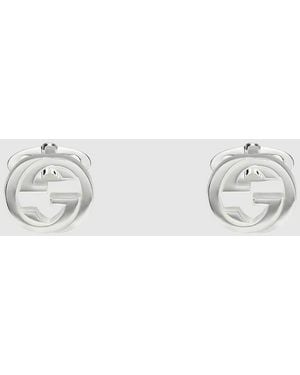 Gucci Interlocking Cufflinks - Metallic