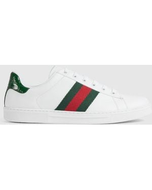 Gucci Ace Sneaker, Uk - White