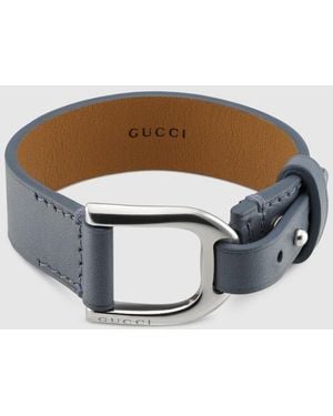 Gucci Staffa Bracelet - Brown