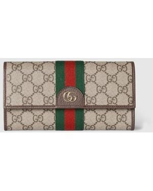 Gucci "Ophidia" Wallet - Metallic