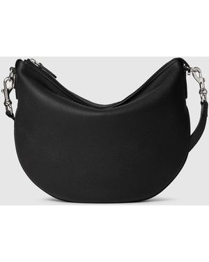 Gucci 〔グッチB〕スモール クロスボディバッグ, ブラック, レザー