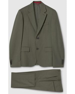 Gucci Light Wool Suit, Ready-To-Wear - Green
