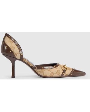 Gucci Savoy Pump, Uk - Metallic