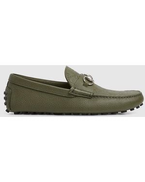 Gucci Driver With Horsebit - Green