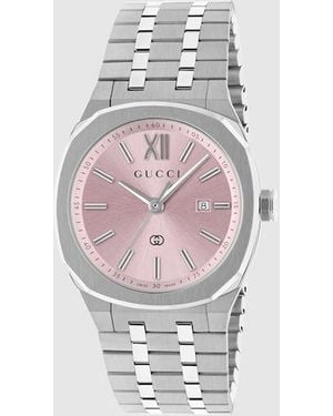 Gucci 25H Watch, 30Mm - Pink