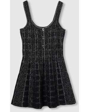 Gucci Wool And Lamé Check Jacquard Dress, Ready-To-Wear - Black