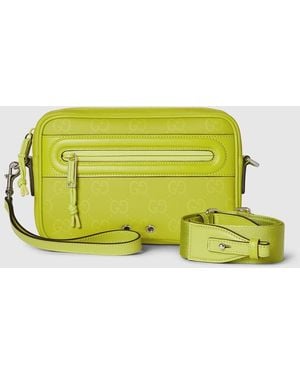 Gucci Edge Small Crossbody Bag, Fabric - Green