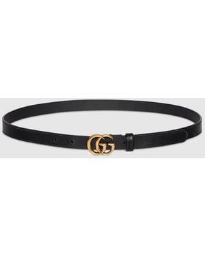 Gucci "Gg Marmont" Belt - Black