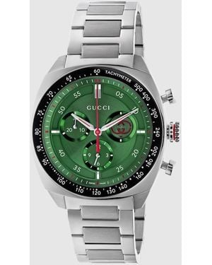 Gucci Interlocking Watch, 41Mm - Green