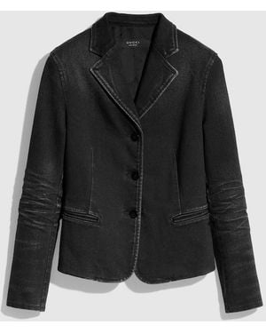 Gucci Stretch Cotton Denim Jacket - Black