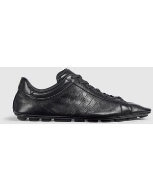 Gucci Sneaker With Driver Sole, Uk - Black