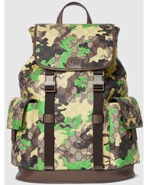 Gucci Gg Large Backpack - Green